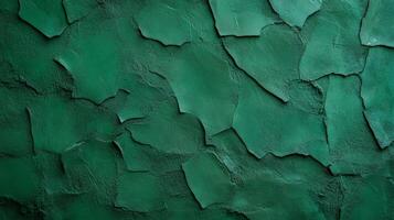 Coarse concrete wall in deep green and earthy brown for Arbor Day rugged texture with faint tree bark patterns subtle nature inspired details celebrating environmental awareness photo