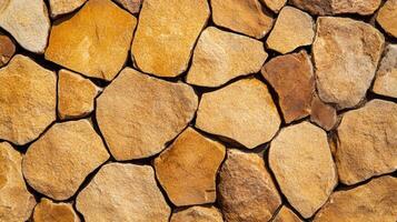 Coarse stone texture background featuring muted gold and warm brown tones reminiscent of Thanksgiving rustic charm with natural imperfections adding character and warmth to the image photo