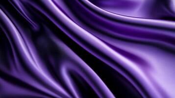 Deep purple and silver velvet softly flowing in graceful curves abstract background for Lawyers Day sophisticated and elegant symbolizing integrity and wisdom photo