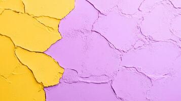 Gritty concrete surface in pastel yellow and light purple for International Literacy Day rough texture with subtle book shaped cracks perfect for promoting education and reading photo