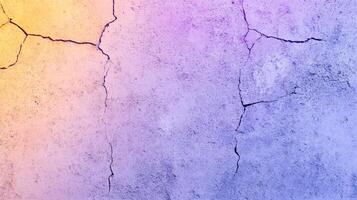 Gritty concrete surface in pastel yellow and light purple for International Literacy Day rough texture with subtle book shaped cracks perfect for promoting education and reading photo