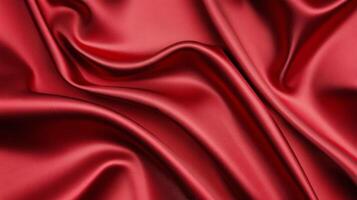 Rich burgundy satin with deep folds and subtle highlights creating a professional abstract background for Administrative Professionals Day elegant and refined photo