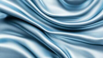Soft grey and light blue fabric flowing together in gentle curves abstract luxury background for Nurses Day calm and supportive reflecting care and dedication photo