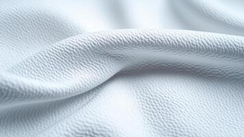 Closeup of muted winter grey leather with a fine grain and matte finish conveying the calmness of a snow covered field photo