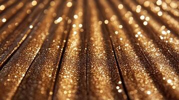 Glittering gold and amber highlighter cream with flecks of red and copper shining on a matte chocolate background photo