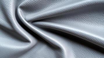 Soft grey leather with a faint silver sheen and a smooth even texture evoking the calm of a winter sky photo