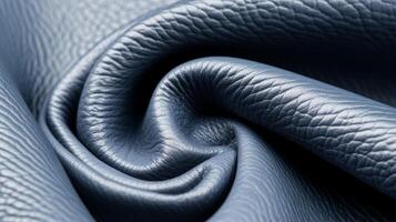 Soft grey leather with a faint silver sheen and a smooth even texture evoking the calm of a winter sky photo