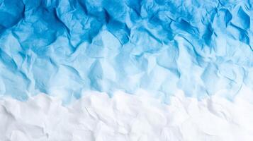 Soft white foundation mixed with hints of light blue creating a gradient reminiscent of snowy landscapes photo