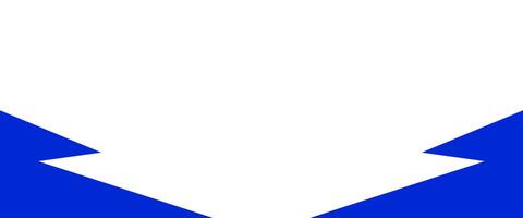 A blue arrow pointing down on a white background vector