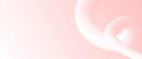 A pink background with a curved shape vector