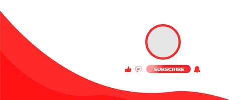 A red and white background with a white circle vector