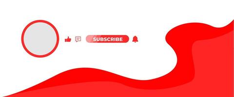A red wave with a red circle and a red arrow vector