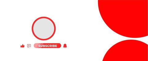 A red and white background with a red circle vector
