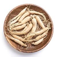 ginseng isolated on white background photo