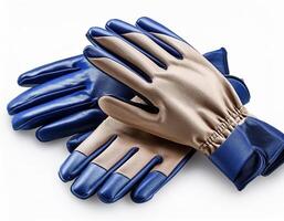 gloves isolated on white background photo