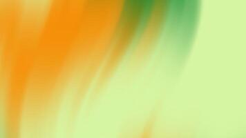 An abstract image of a green and orange wave video