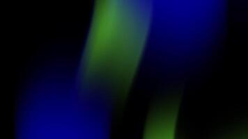 A green and blue abstract background with a black background video