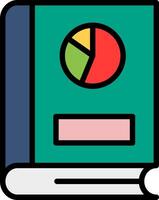 statistic Line Filled Icon vector