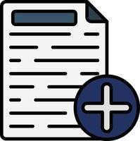 Create Line Filled Icon vector