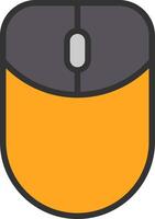 Mouse Line Filled Icon vector