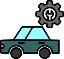 Workshop Line Filled Icon vector