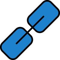 Hyperlink Line Filled Icon vector
