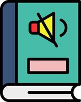 Mute Line Filled Icon vector