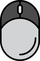 Mouse Line Filled Icon vector
