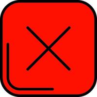 Interface Line Filled Icon vector