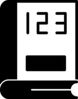 Maths Glyph Icon vector