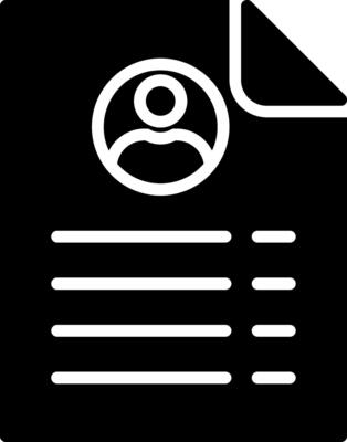 Employment Glyph Icon