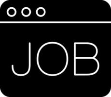Job Glyph Icon vector