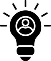 User Glyph Icon vector