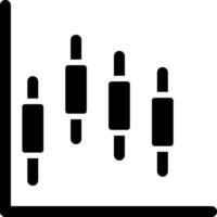 Plot Glyph Icon vector