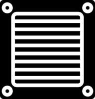 Ventilation Glyph Icon vector