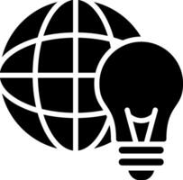 Knowledge Glyph Icon vector