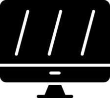 Computer Glyph Icon vector