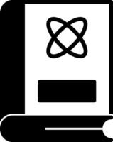 Atom Glyph Icon vector
