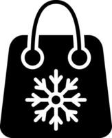 Handbag Glyph Icon vector