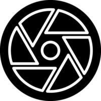 Shutter Glyph Icon vector