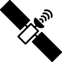 Satelite Glyph Icon vector