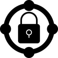 Connection Glyph Icon vector