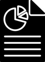 Document Glyph Icon vector