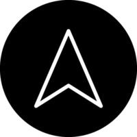 Navigation Glyph Icon vector
