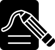 Sketch Glyph Icon vector