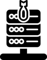 Server Glyph Icon vector