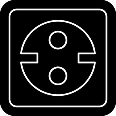 Socket Glyph Icon