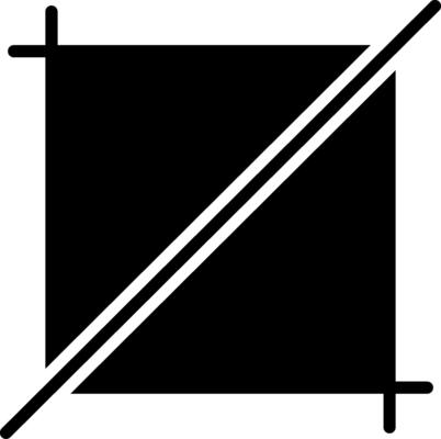 Crop Glyph Icon