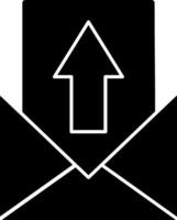 Mail Glyph Icon vector