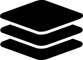 Layers Glyph Icon vector